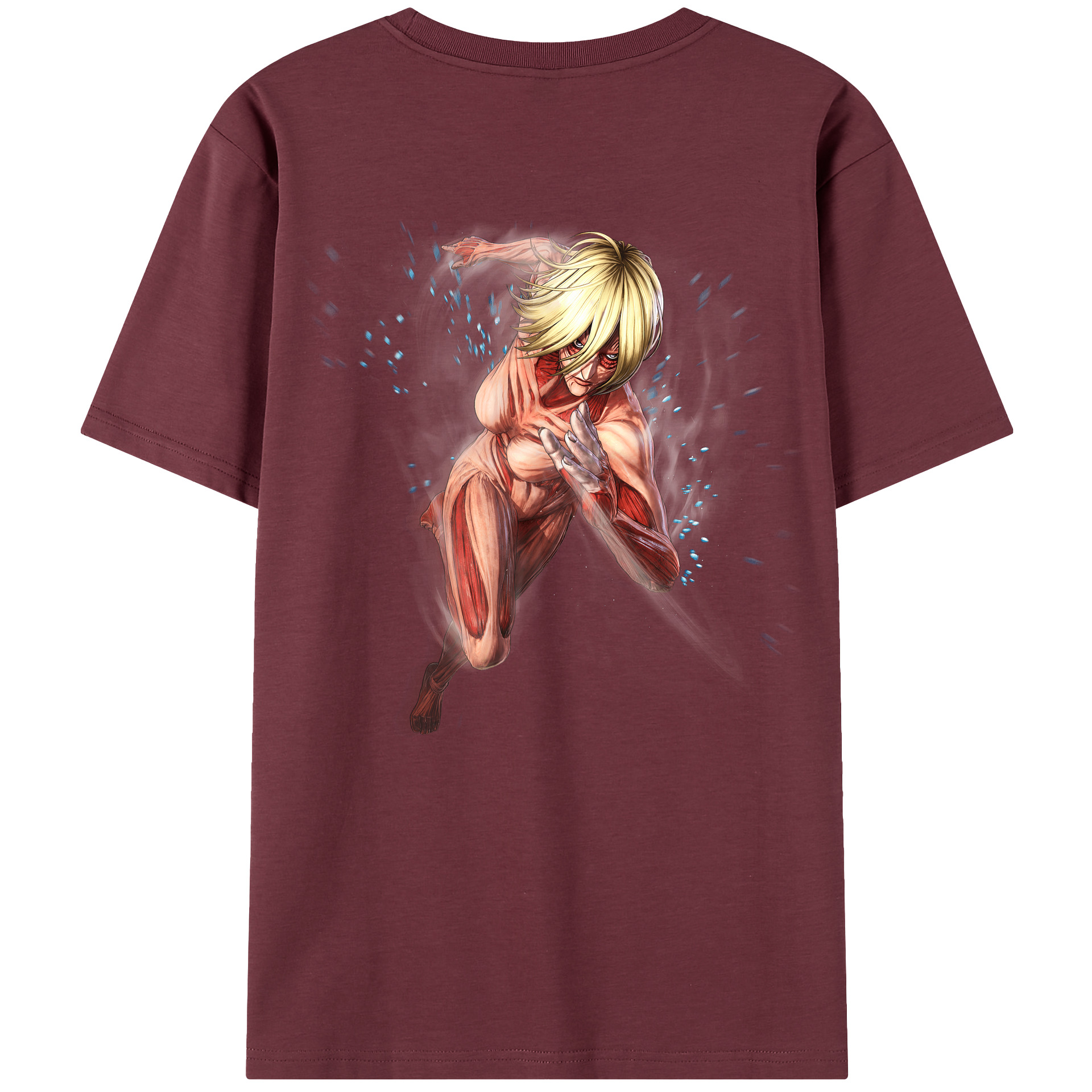 （画像用） 進撃の巨人 Attack on Titan 綿100％半袖Tシャツ（背面プリント）